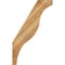 Ekena Millwork 4"W x 20"D x 32"H Funston Rough Sawn Knee Brace, Western Red Cedar BRC04X20X32FST00RWR - alternate 2